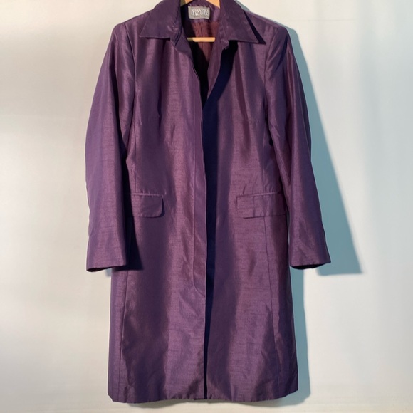 Originaux Par Pablo - Vintage Purple trench coat. Size L - Picture 1 of 10
